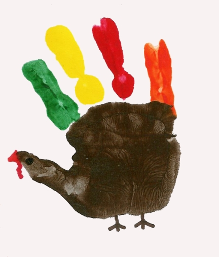 432x507 Handprint Turkey Softie Tutorial - How To Make A Turkey Hand Drawing