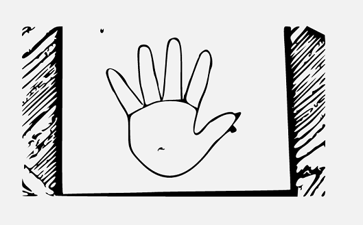 529x329 How To Draw Turkey Hand Drawing Step - How To Make A Turkey Hand Drawing