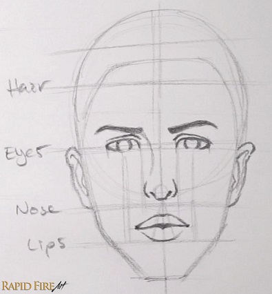 395x426 How To Draw Faces For Beginners Simple Rapidfireart - How To Make Drawing