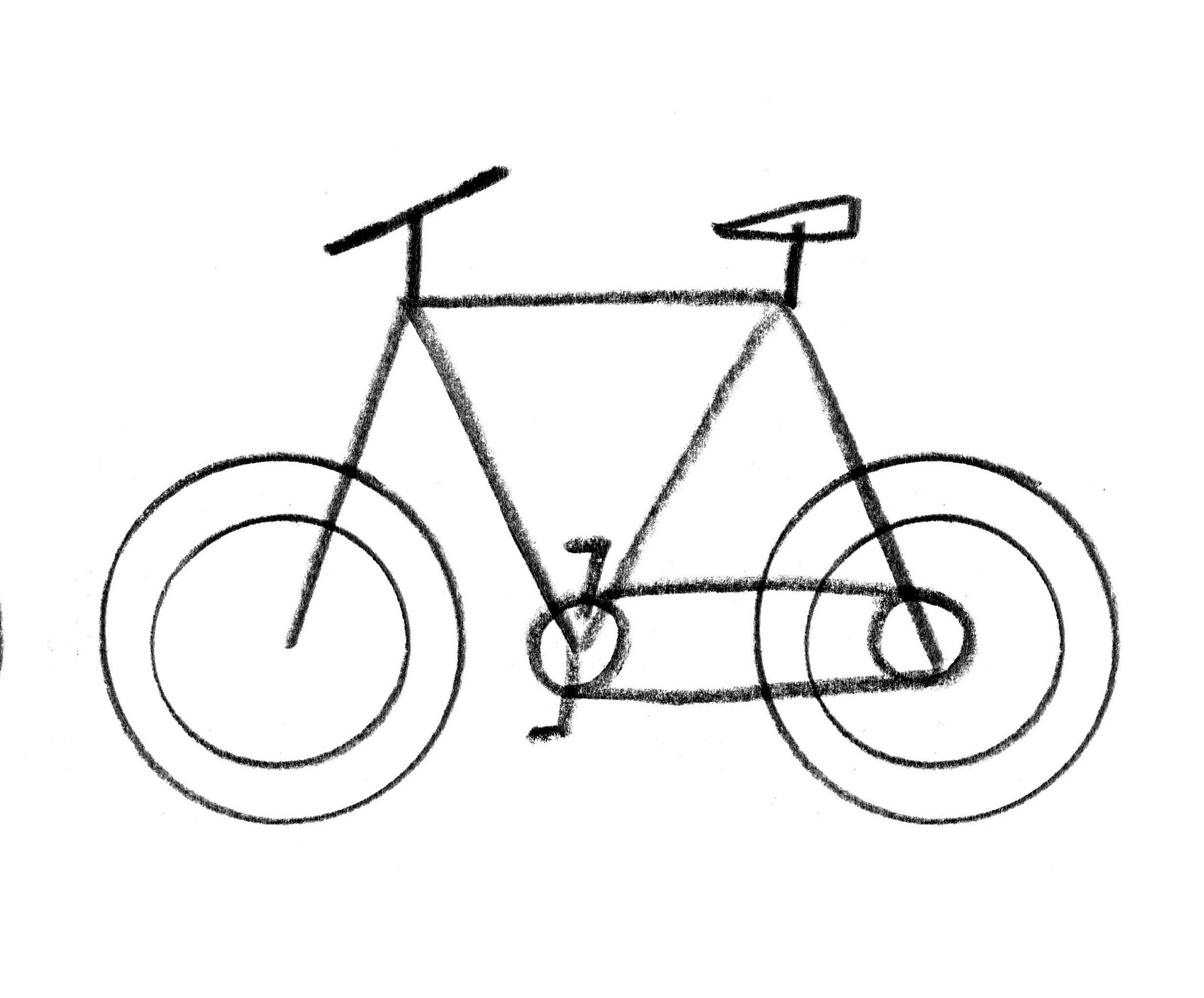 2465x2042 how to draw a bicycle extract from let's make some great art - How To Make Drawing
