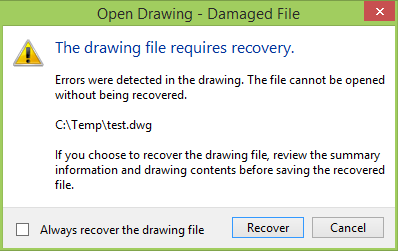 398x251 Jtb World Blog How To Recover And Fix Problematic Or Corrupt Dwgs - How To Open Drawing File