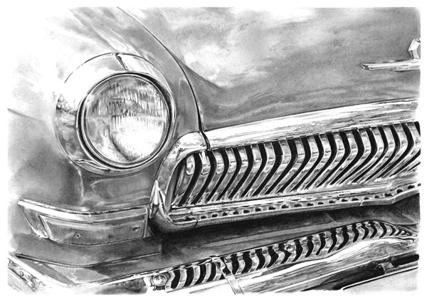 600x424 How To Draw Realistic Metallic Effects With Pencil - How To Pencil Drawing