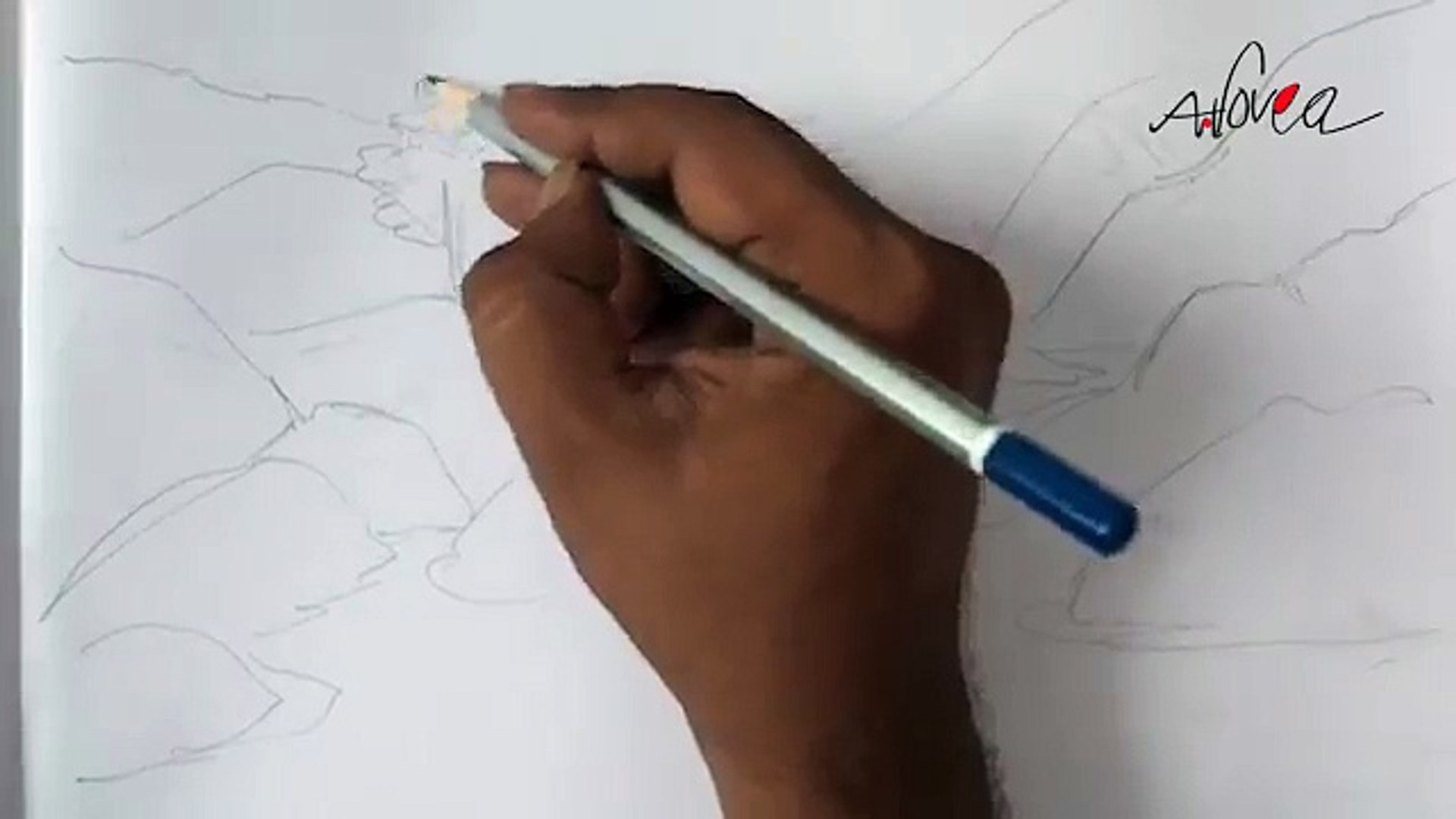 1920x1080 How To Draw Scenery Of Light And Shadow - How To Pencil Drawing