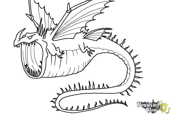 600x400 How To Draw A Thunderdrum Dragon From How To Train Your Dragon - How To Train Your Dragon Drawings