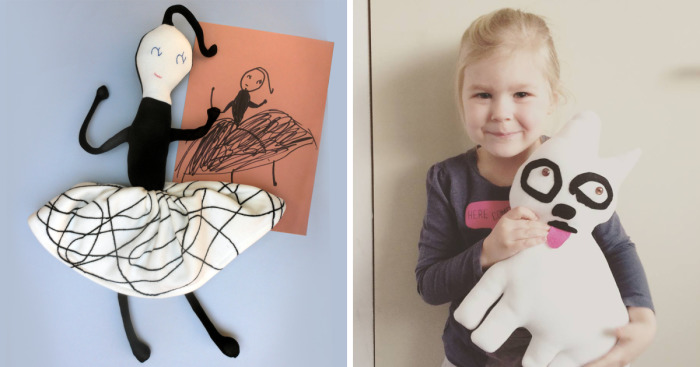 700x367 I Turn The Drawings Of Little Artists Into Reality Bored Panda - How To Turn A Picture Into A Drawing