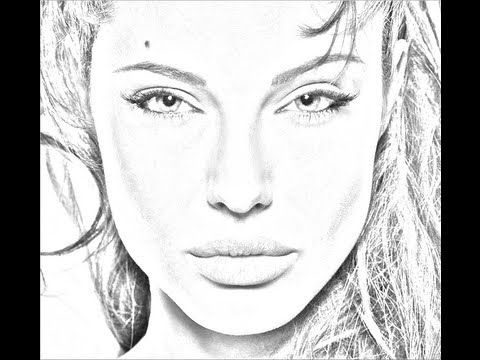 480x360 Tutorial To Turn Photograph Into Line Drawing, Grade - How To Turn A Picture Into A Drawing