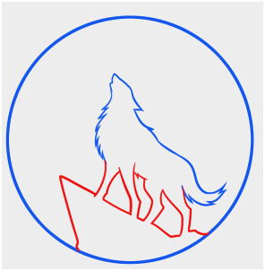 296x302 howling wolf drawing tutorial unique how to draw a howling - Howling Wolf Drawing Tutorial
