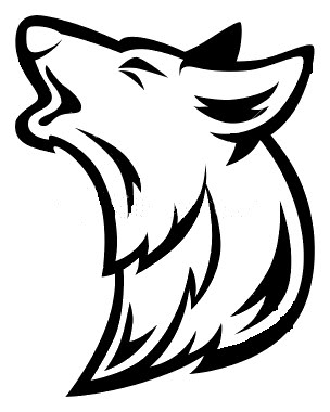 304x380 Wolf Howling Howling Wolf Head Clipart Clipartfest - Howling Wolf Head Drawing