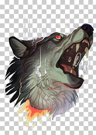 310x434 gray wolf tattoo drawing, wolf, howling wolf head illustration png - Howling Wolf Head Drawing