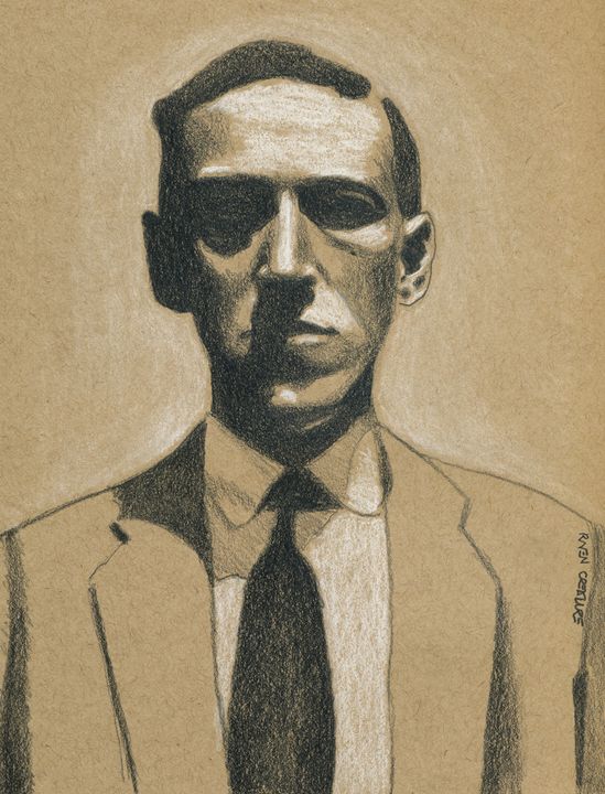 549x720 Hp Lovecraft Portrait - Hp Lovecraft Drawings