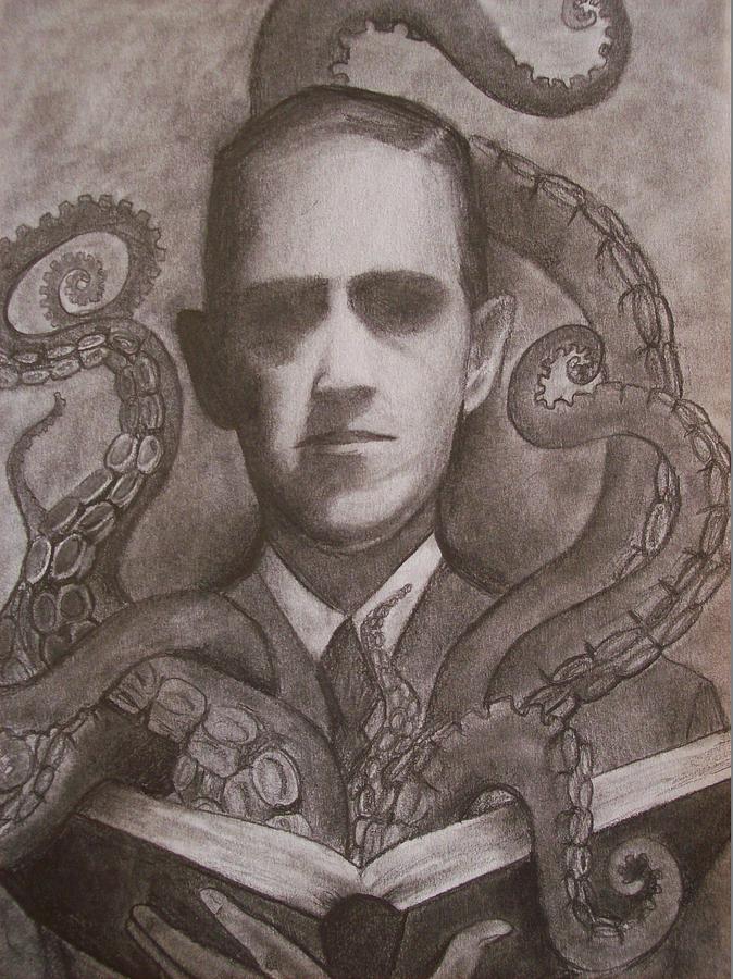 674x900 Lovecraft Drawing - Hp Lovecraft Drawings