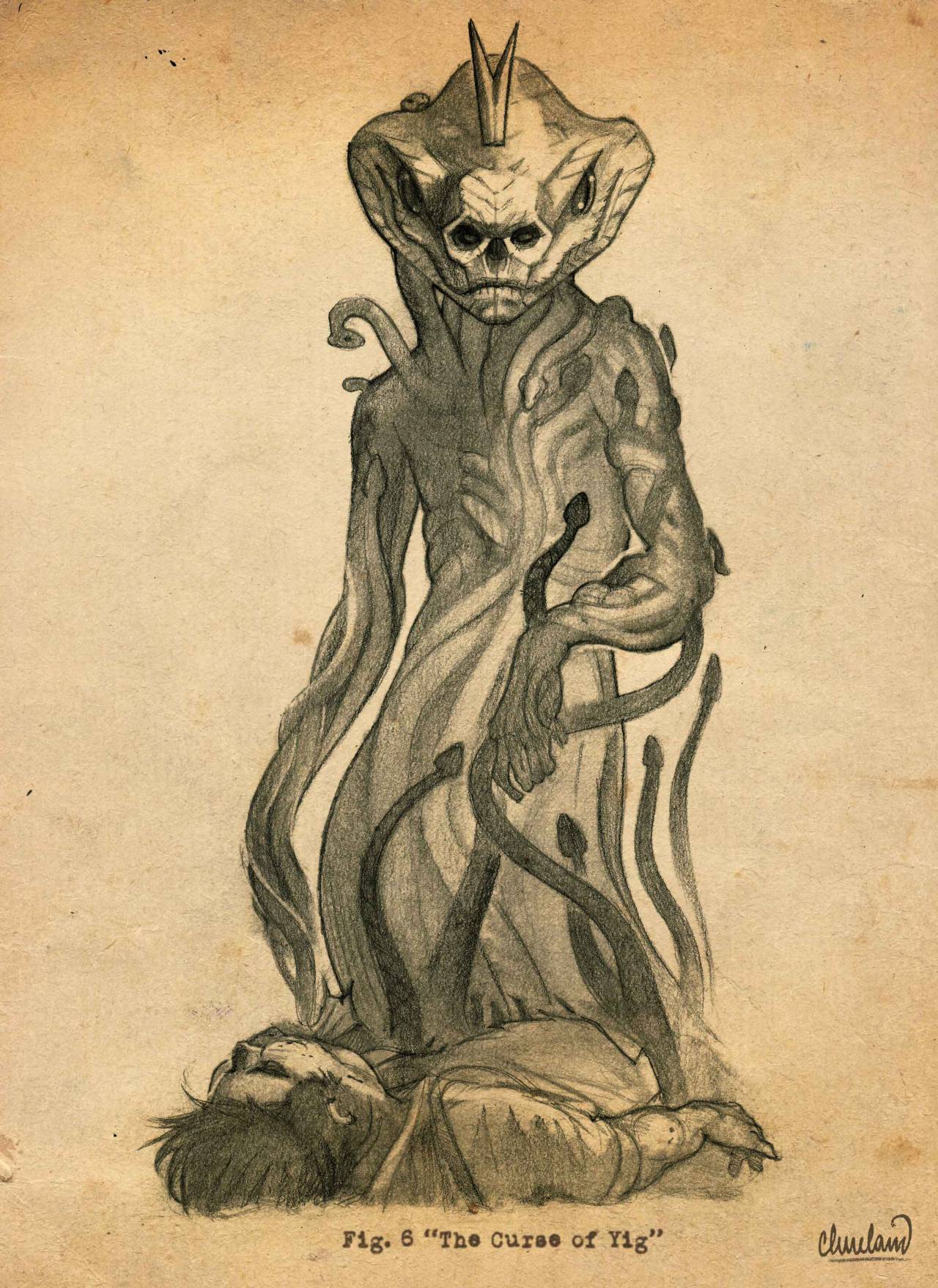 1280x1758 caleb is drawing wednesday's horrors - Hp Lovecraft Drawings