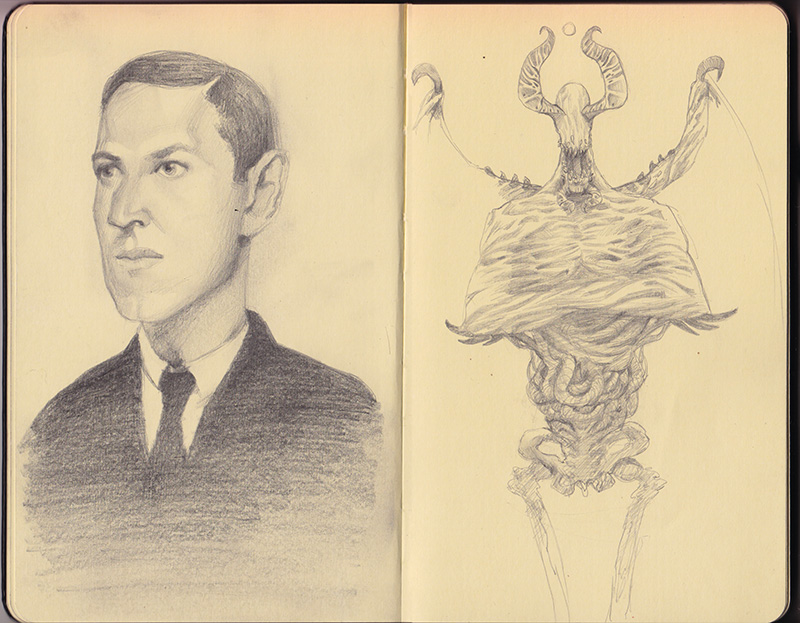 800x623 drawing dylan palmer - Hp Lovecraft Drawings