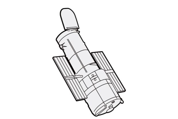 620x413 top what are the top most expensive space missions - Hubble Space Telescope Drawing