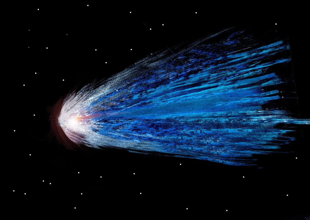 1280x909 Drawing Inspired - Hubble Space Telescope Drawing