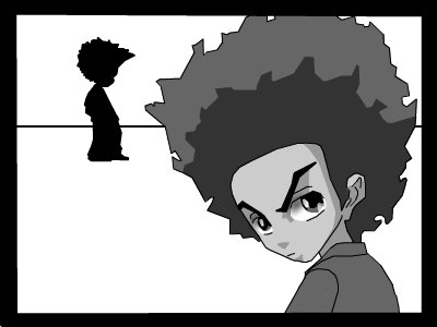 400x300 huey boondocks a portrait speedpaint drawing - Huey Drawing