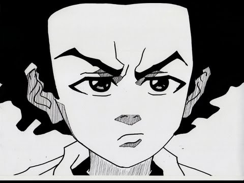 480x360 how to draw huey freeman the boondocks - Huey Drawing