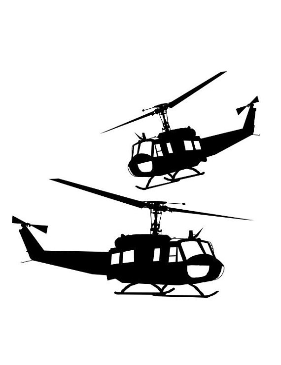 570x738 huey helicopter vector - Huey Helicopter Drawing