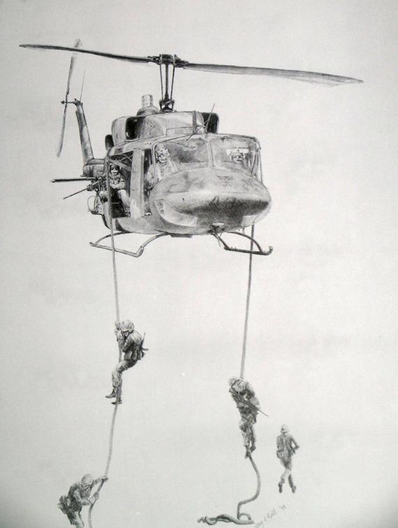 Huey Helicopter Drawing at Explore collection of