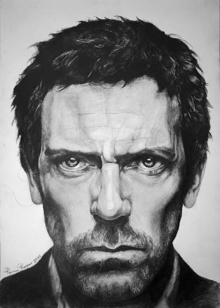 Hugh Laurie Drawing at PaintingValley.com | Explore collection of Hugh ...