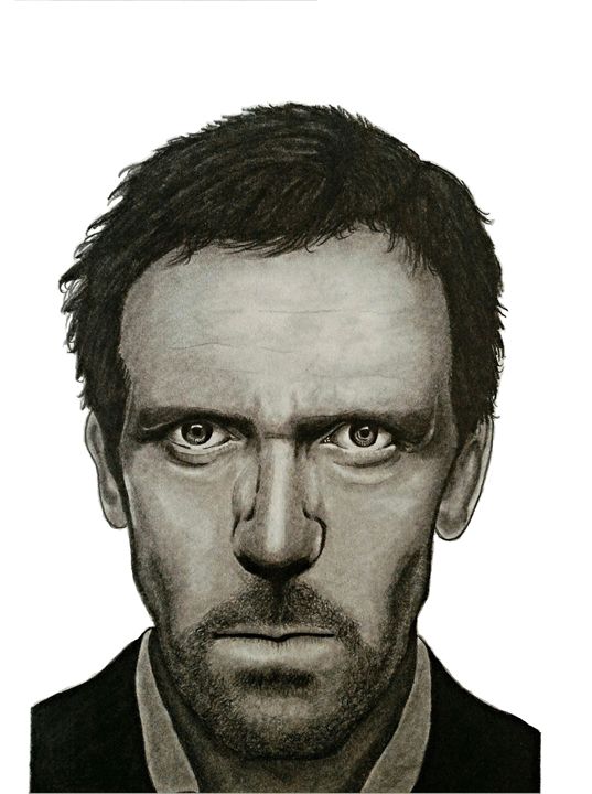 537x720 Hugh Laurie - Hugh Laurie Drawing