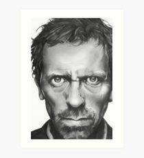 210x230 Hugh Laurie Drawing Art Prints Redbubble - Hugh Laurie Drawing
