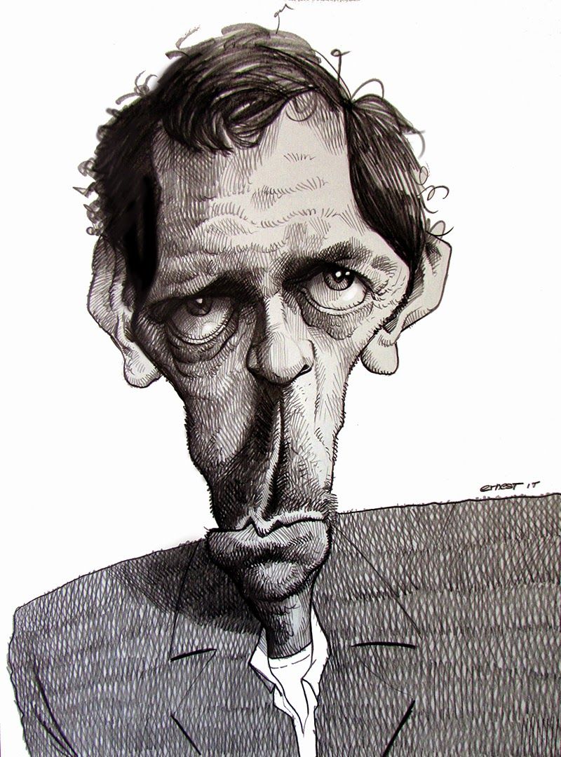 800x1080 hugh laurie as dr gregory house - Hugh Laurie Drawing