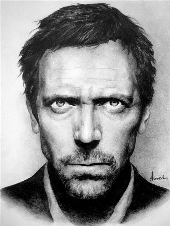 576x768 Hugh Laurie Dr House - Hugh Laurie Drawing