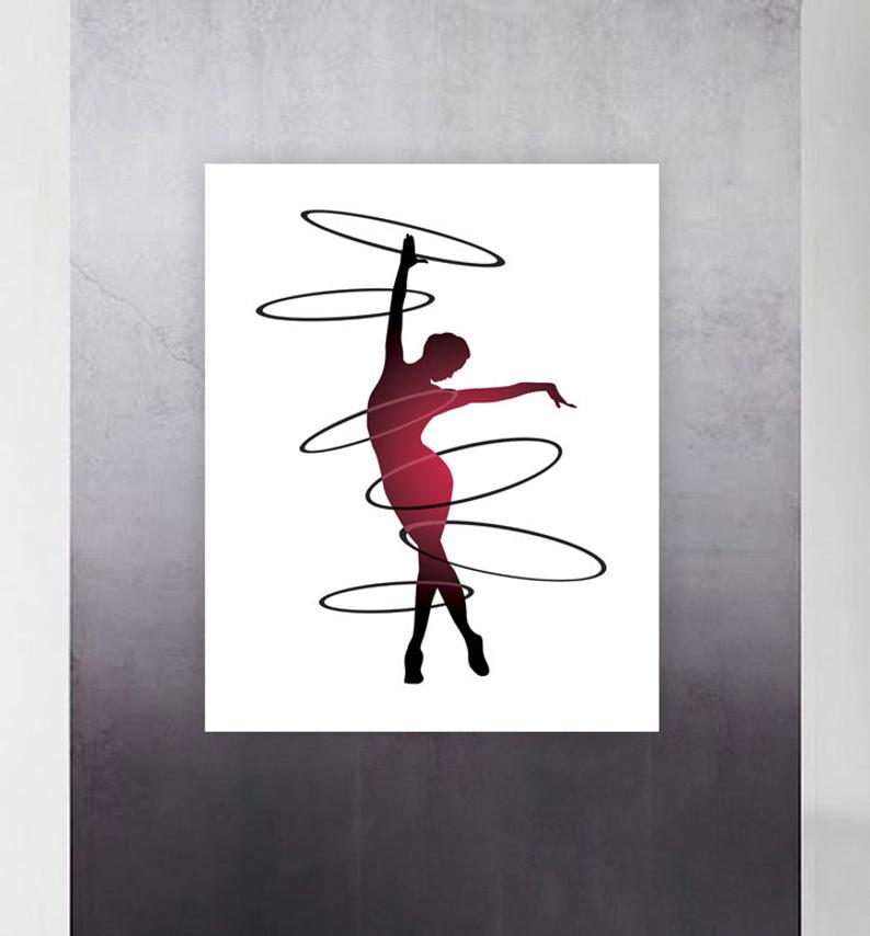 794x854 hula hoop art girl with hula hoops printable circus etsy - Hula Hoop Drawing