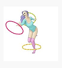 210x230 hula hooping drawing wall art redbubble - Hula Hoop Drawing