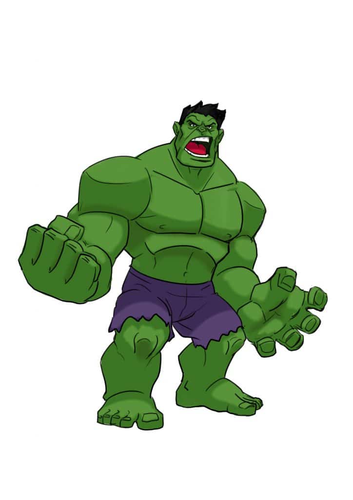 Hulk Cartoon Drawing at Explore collection of Hulk