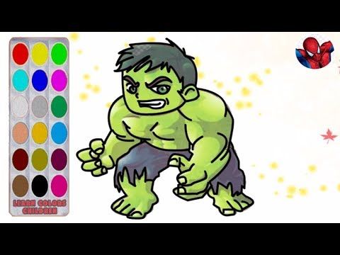 480x360 hd kids song colors learn draw how to hulk cartoon network easy - Hulk Cartoon Drawing