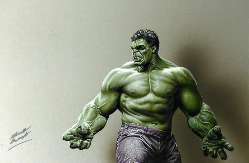 800x525 Drawing The Hulk - Hulk Drawing