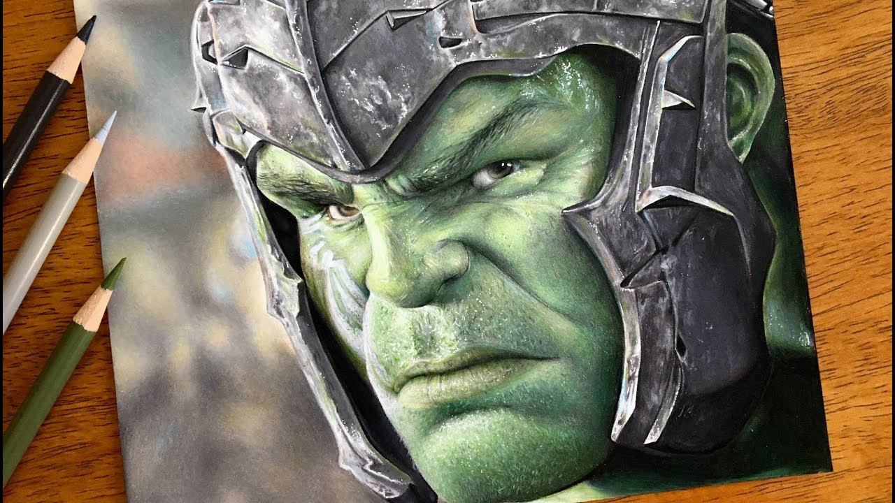 1280x720 Drawing The Hulk - Hulk Drawing