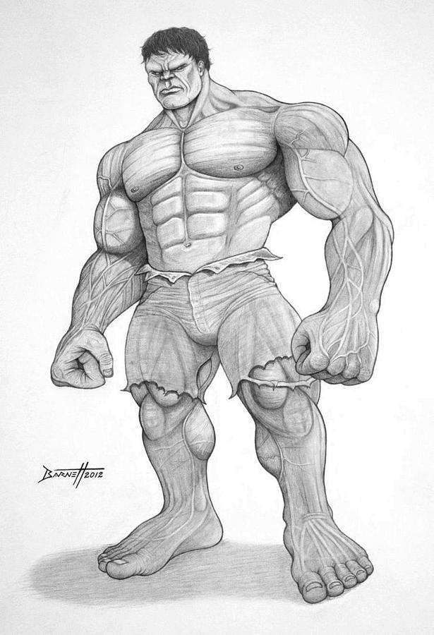 615x900 The Incredible Hulk Drawing - Hulk Drawing