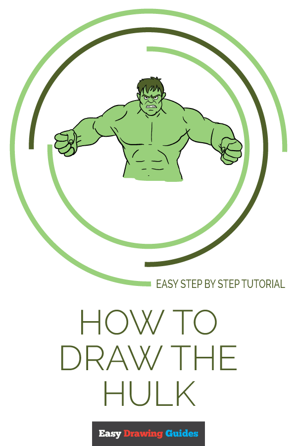 600x900 How To Draw The Hulk - Hulk Drawing Easy