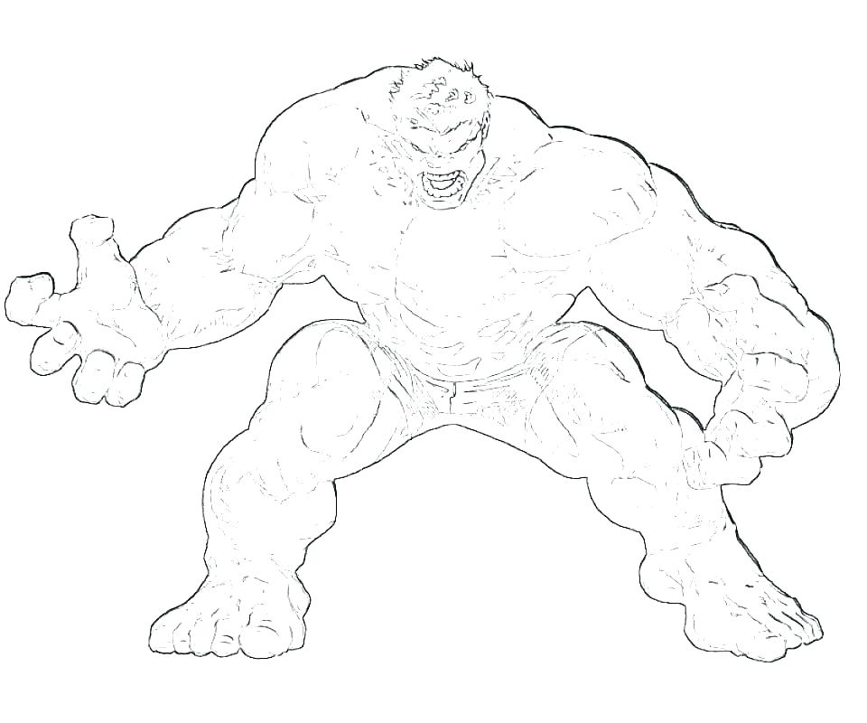 960x800 red hulk coloring pages free printable for kids hogan the drawing - Hulk Drawing Pages