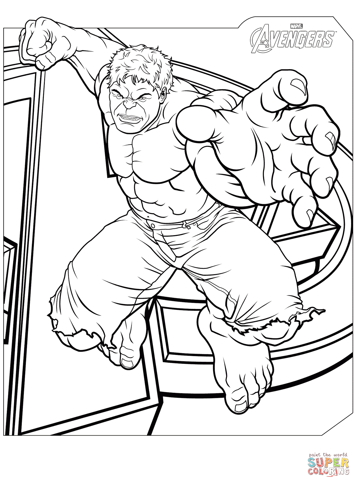 1240x1682 The Hulk Coloring Pages Avengers - Hulk Drawing Pages
