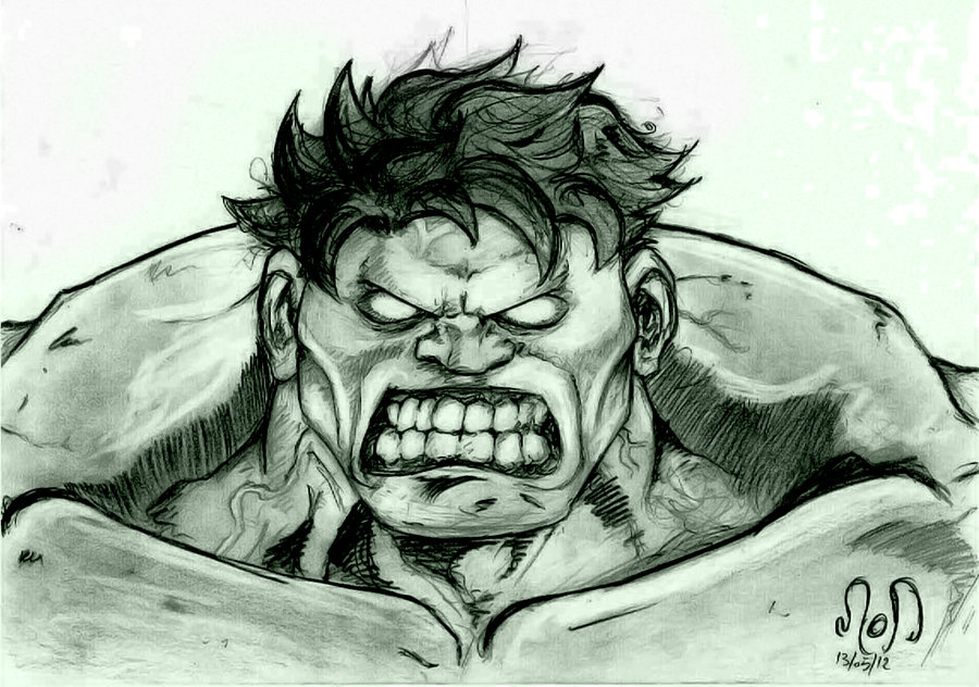 900x632 Hulk Face Drawing - Hulk Face Drawing