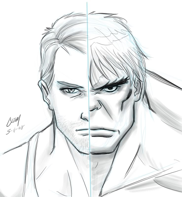 738x800 Quickie Hulk Sketch - Hulk Face Drawing