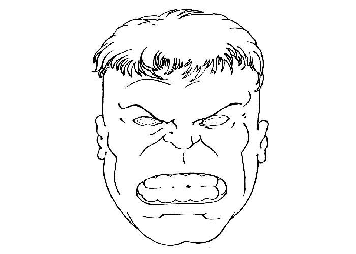 700x500 how to draw hulk face hulk drawing easy - Hulk Face Drawing