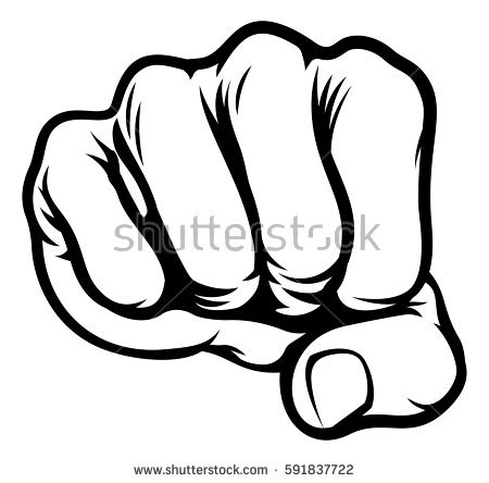 450x444 Punch Clipart Hulk Fist - Hulk Fist Drawing