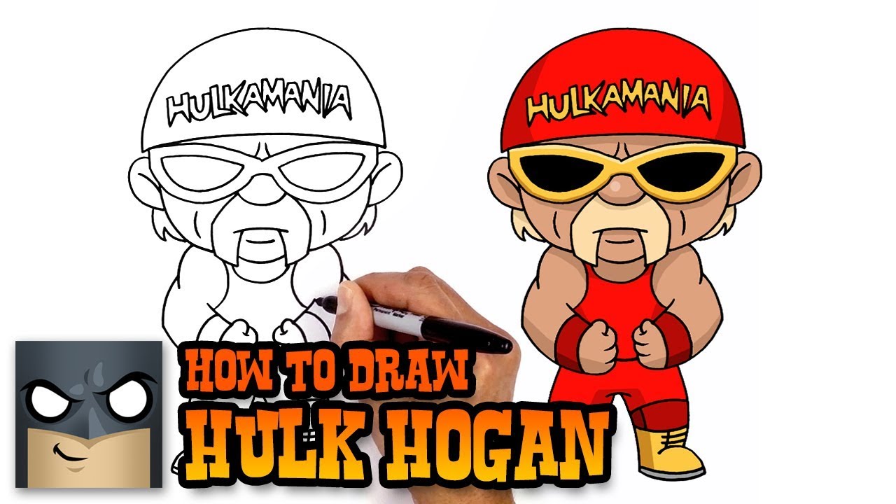 1280x720 How To Draw Hulk Hogan Wwe Superstars - Hulk Hogan Drawing