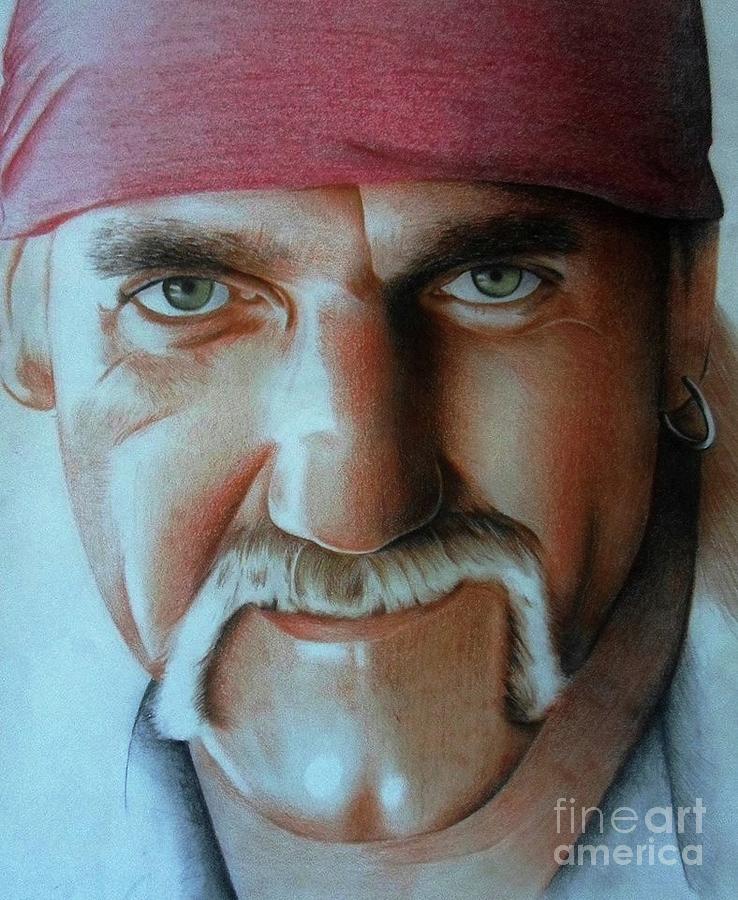 738x900 Hulk Hogan Drawing - Hulk Hogan Drawing