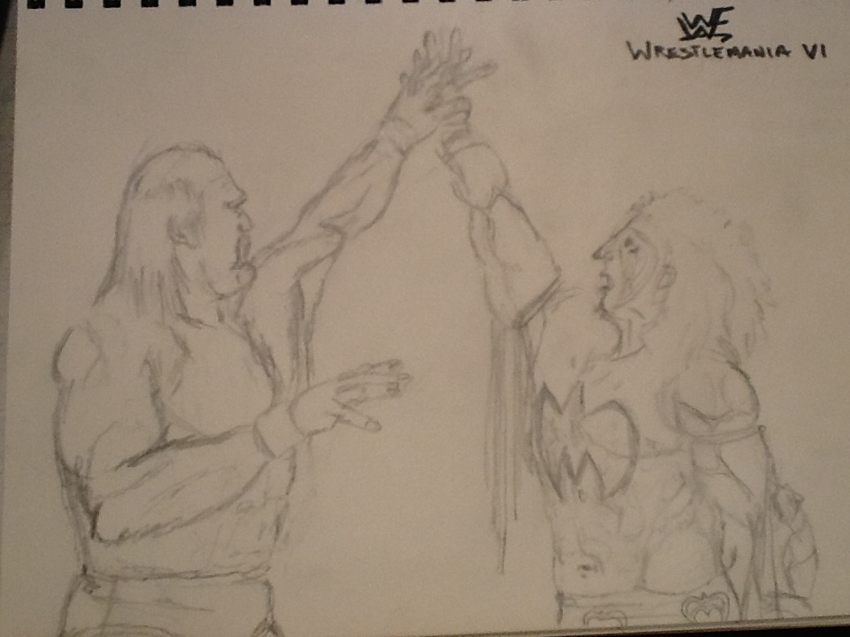 960x720 Bruku Hulk Hogan Vs The Ultimate Warrior Operation Graphite - Hulk Hogan Drawing