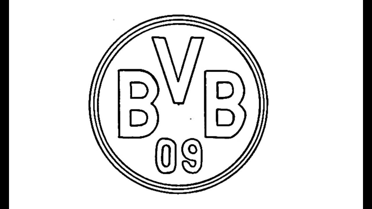 1280x720 Como Desenhar O Escudo Do Borussia Dortmund - Hulk Logo Drawing