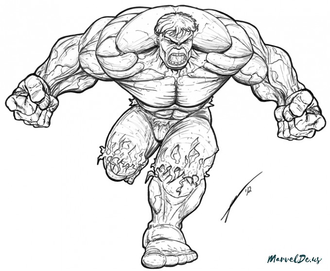 679x558 Arm Drawing Hulk For Free Download - Hulk Logo Drawing