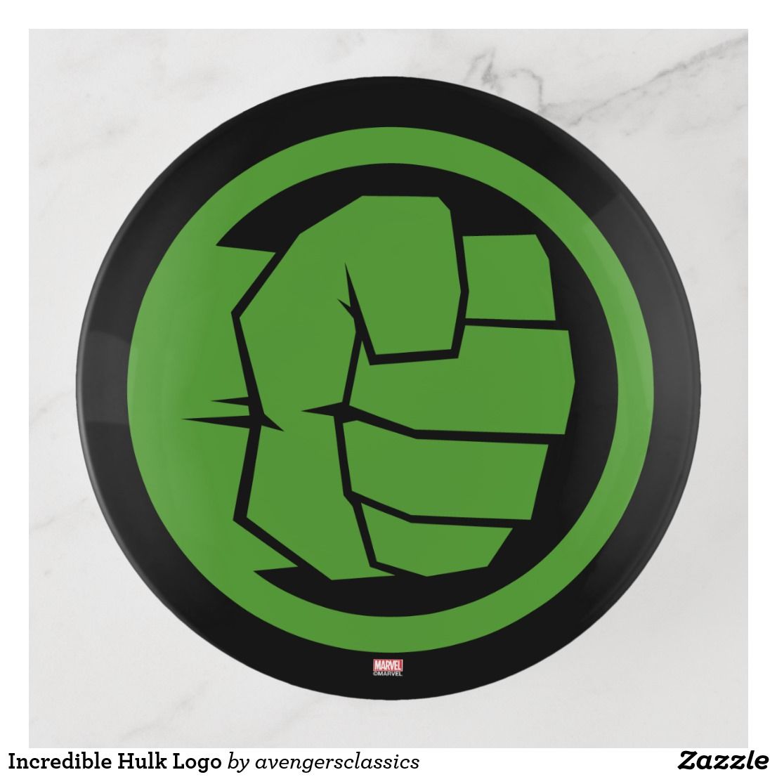 1106x1106 Incredible Hulk Logo Trinket Trays The Avengers - Hulk Logo Drawing