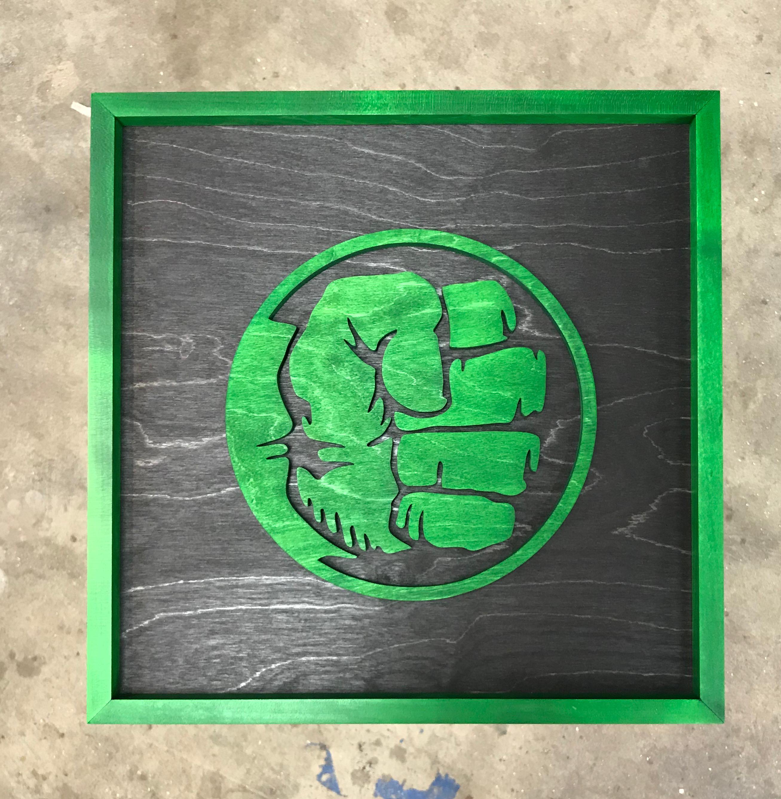 2614x2673 Wooden Hulk Logo - Hulk Logo Drawing