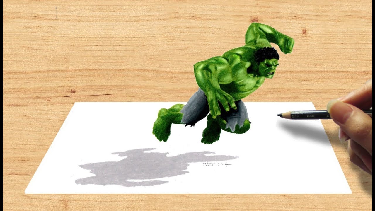 Hulk Pencil Drawing